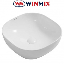 Раковина (умивальник) накладна Winmix Premium DIVERSE-0105 425*425*145mm (біла)