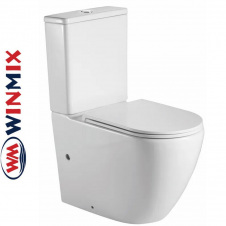 Унітаз-компакт Winmix Premium ELLIPSE 0402-R 660*390*885mm, система змиву RIMLESS