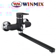 Змішувач для ванни Winmix Elba Euro BLACK (Chr-006), Польща