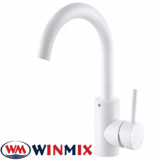 Змішувач для умивальника Winmix SUS WHITE (Chr-001-C) SUS304 з нержавіючої сталі, Польща