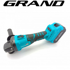 Машина акумуляторна кутова шліфувальна Grand АМШ-125-20BL/PRO (1*20V, 4Ач), безщіткова, картон