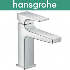Змішувач Hansgrohe (art 32507000) для раковини одноважільний зі зливною гарнітурою Push-Open, Metropol 110, Хром