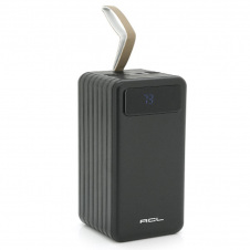 Повербанк Powerbank ACL PW-94 80000mAh, 4xUSB, 4 кабелі (USB/Micro/Type-C/Lighting), 1,4 кг, Black, Box