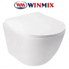 Унітаз підвісний Winmix ELLIPSE 0306-R 520*360*365mm, система змиву RIMLESS