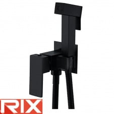 Змішувач для гігієнічного душу Rix KUB (Chr-333) Black, SUS304 з нержавіючої сталі