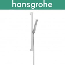 Душовий набір зі стійкою Hansgrohe (art 24370000) Pulsify E 100 1jet EcoSmart 65 см, Хром