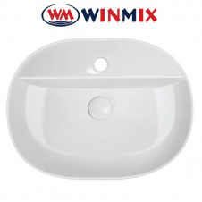 Раковина (умивальник) накладна Winmix Premium ELLIPSE-0203 510*375*120mm (біла)