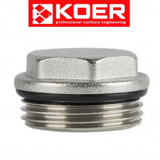 Заглушка для колектора 1" Koer