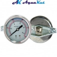Манометр з гліцерином Aquakut PR-102 10 bar