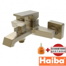 Змішувач для ванни короткий ніс HAIBA GAUDI (Chr-009) BRUSHED GOLD (euro)