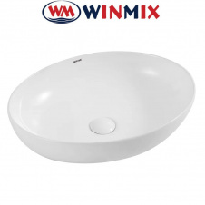 Раковина (умивальник) накладна Winmix Premium ELLIPSE-0102 515*400*130mm (біла)
