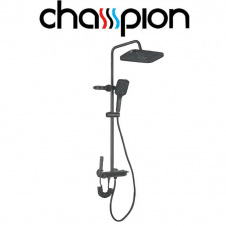 Душова колона із змішувачем Champion PBM-009-J GRAPHITE 4 режими из алюминия, Графіт