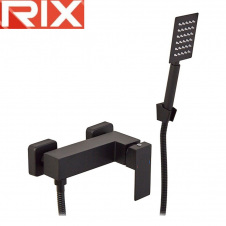 Змішувач для душкабіни Rix KUB (Chr-003) Black, SUS304 з нержавіючої сталі