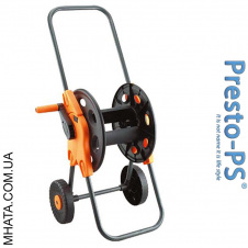 Візок для шлангу (з колесами) чорний (45м-1/2) Presto-Ps 3701