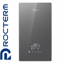 Котел газовий конденсаційний ROCTERM Condensing BERTE Gray 32 кВт з wi-fi (з трубою в комплекті, двоконтурний)