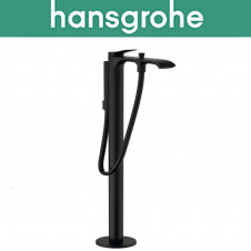 Змішувач для ванни Hansgrohe (art 75445670) Vivenis без донного клапана чорний мат