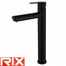 Змішувач для умивальника Rix Dax (Chr-001-A) High Black, SUS304 з нержавіючої сталі