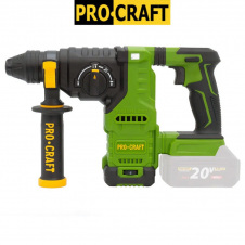 Акумуляторний перфоратор Procraft PHA30, безщітковий (без АКБ та ЗП) у кейсі