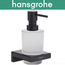 Дозатор для рідкого мила Hansgrohe (art 41745670) настінний AddStoris, Чорний мат