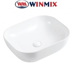 Раковина (умивальник) накладна Winmix Premium DIVERSE-0102 610*400*145mm (біла) Київ