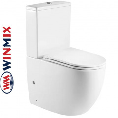 Унітаз-компакт Winmix Premium ELLIPSE 0401-T1 630*390*840mm, система змиву TORNADO 1.0 Виноградов