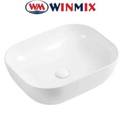 Раковина (умивальник) накладна Winmix Premium DIVERSE-0101 490*395*150mm (біла) Акимовка