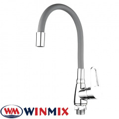 Змішувач для кухні Вухо без підведення, рефлекторний Winmix Elba Nut REFLECTOR Grey (Chr-014), Польща Київ