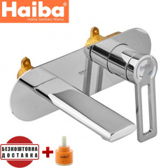 Змішувач для умивальника від стіни HAIBA Bavariya Wall (Chr-001) Киев