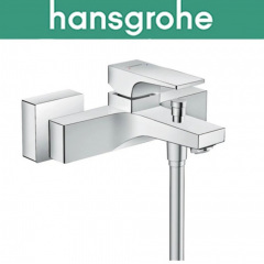 Змішувач Hansgrohe (art 32540000) для ванни короткий ніс Metropol, Хром Обухів