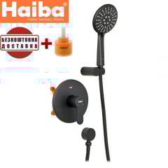 Змішувач для душу HAIBA Amanda Inner (Chr-003) Black Сарни