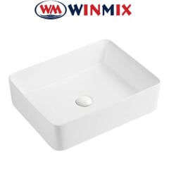 Раковина (умивальник) накладна Winmix Premium QUADRO -0102 520*410*130mm (біла) Киев