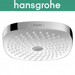 Душова стельова лійка Hansgrohe (art 26528400) Croma Select E 180 2jet EcoSmart, Хром (18,7*18,7см) Тернополь