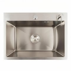 Кухонна мийка Platinex Handmade 58*43 PVD (с диспенсором), Нержавейка Винница