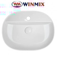Раковина (умивальник) накладна Winmix Premium ELLIPSE-0203 510*375*120mm (біла) Киев
