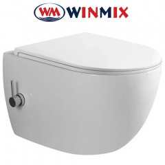 Унітаз-біде підвісний Winmix PREMIUM ELLIPSE 1301-R 500*365*350mm, система змиву RIMLESS Чугуев