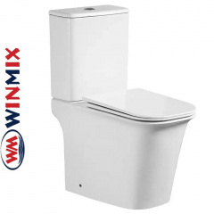 Унітаз-компакт Winmix WAVE 0404-R 630*350*805mm, система змиву RIMLESS Михайловка