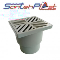 Душовий трап із пластиковими ґратами TV-150-110.01 DN110, Santehplast Киев