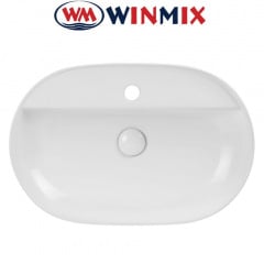 Раковина (умивальник) накладна Winmix Premium ELLIPSE-0202 610*400*120mm (біла) Білгород-Дністровський