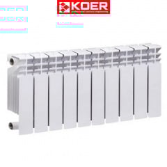 Біметалічний радіатор Koer Maxi 350*110 Чехія (два конвектори) Днепр