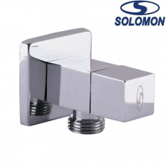 Кран кутовий напівоборотний Solomon CUBE 1/2*1/2" 7078, Польща (під замовлення) Киев