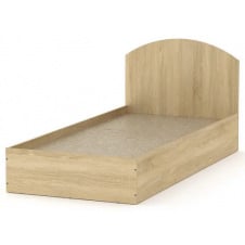 Односпальная кровать-90 Компанит с высоким изголовьем 90х200 см дсп дуб-сонома