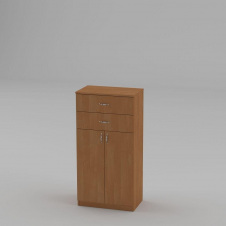 Книжный шкаф Компанит КШ-14 1200x604x370 мм ольха