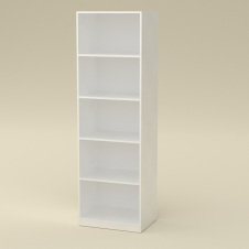 Книжный шкаф Компанит КШ-1 дсп белый
