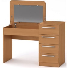 Трюмо-9 Компаніт туалетний столик з дзеркалом колір вільха