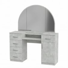 Туалетный столик Компанит Трюмо-5 1400х420х1700 мм серый