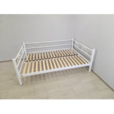 Двоспальна диван-ліжко Самшит Tenero металева в сучасному стилі для сімейної пари 140х200