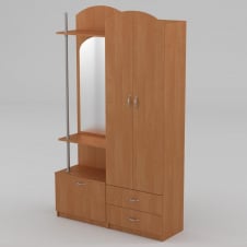 Прихожая Компанит Валентина 1200х2000х375 мм ольха