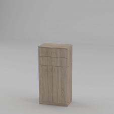 Книжный шкаф Компанит КШ-14 1200x604x370 мм дуб сонома