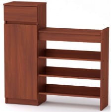 Тумба-шкафчик Компанит ТО-16 лдсп яблоня для обуви в прихожей