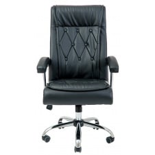 Офісне крісло для керівника Richman Телаві чорного кольору